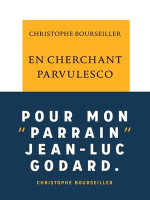 cover image of En cherchant Parvulesco